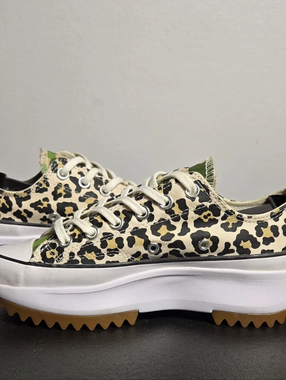 Converse Leopard Print Run Star Hike ox Trainers PlatformWomen Size 7